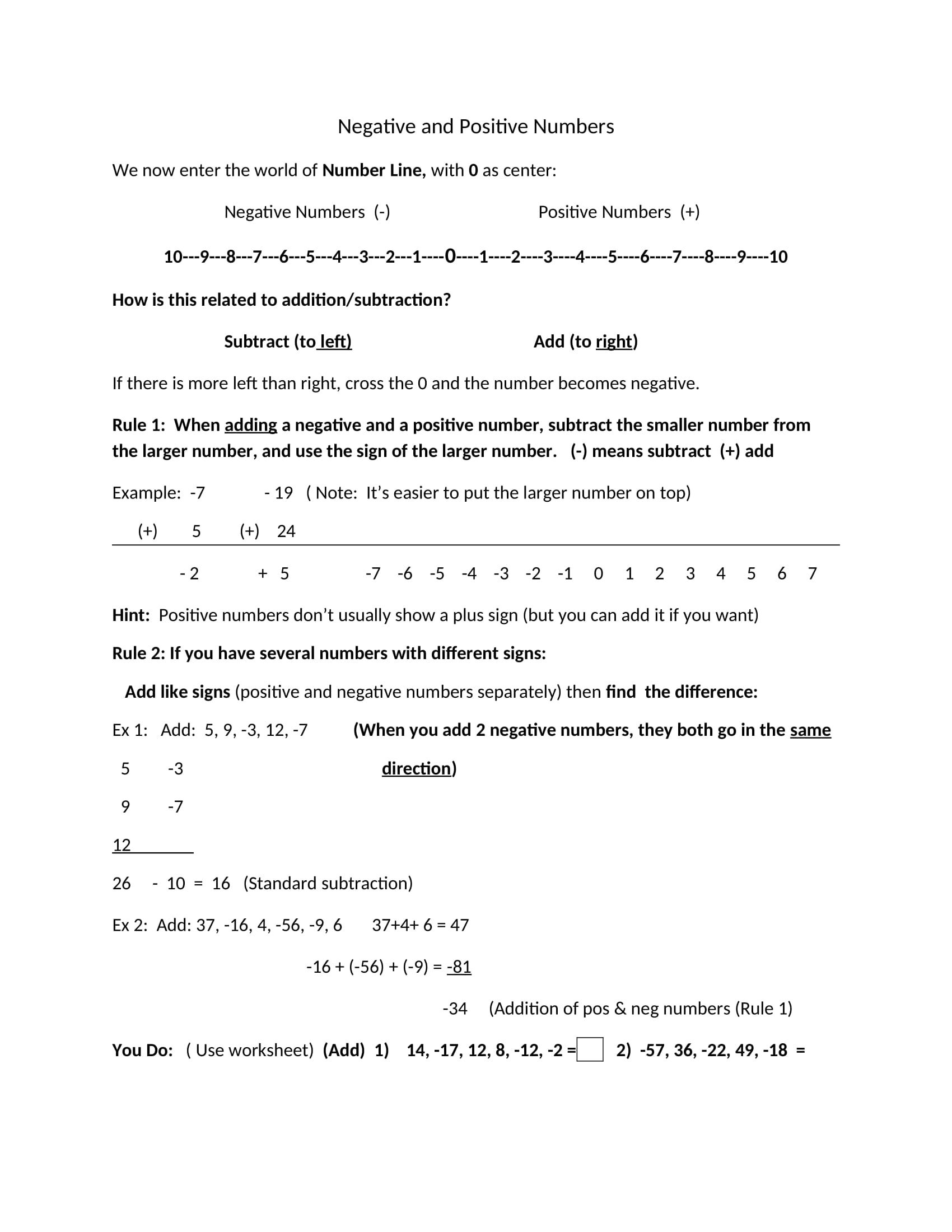 negative-numbers-subtracting-a-negative-number-teaching-resources